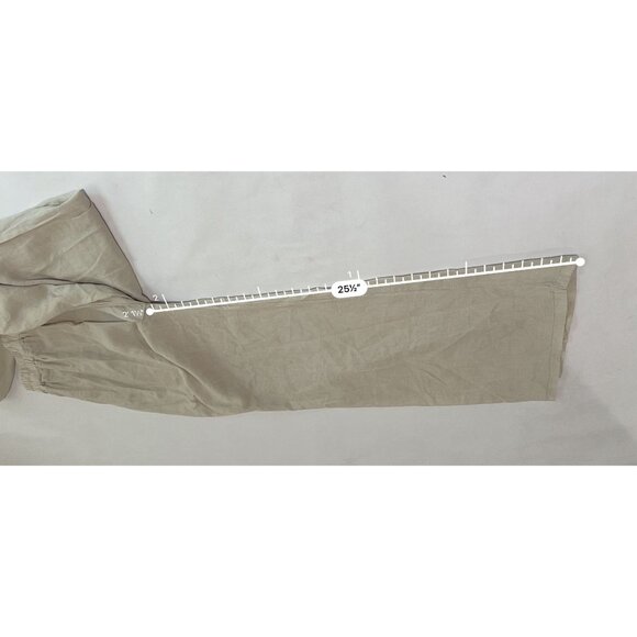 Kiwi Saint Tropez Wide Leg Pants in Cream - Picture 3 of 5